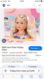 Baby Born styling head - kaphoofd, Ophalen, Zo goed als nieuw, Pop