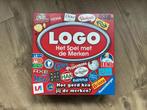 Logo Bordspel - Het spel met de merken, Hobby en Vrije tijd, Gezelschapsspellen | Bordspellen, Ophalen of Verzenden, Zo goed als nieuw