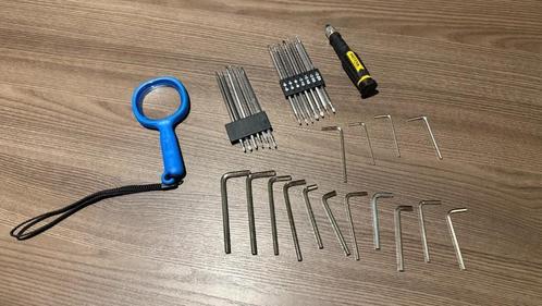 HOTAK Precisie Schroevendraaierset – Met Vergrootglas, Doe-het-zelf en Verbouw, Gereedschap | Handgereedschap, Zo goed als nieuw