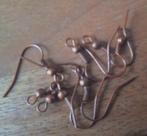 10 stuks koperkleur oorbelhaakjes., Ophalen of Verzenden, Nieuw, Overige typen