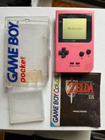 Roze Nintendo Game Boy Pocket + Zelda, Ophalen, Gebruikt, Game Boy Pocket, Met beschermhoes of tas