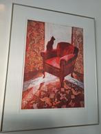 Kleurets Kat op Stoel - Marcel Schellekens, Ophalen of Verzenden