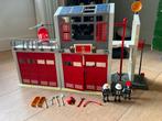 Playmobil brandweerkazerne + 2x uitbreiding, Ophalen of Verzenden, Gebruikt