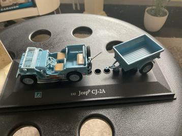 Jeep CJ2A 1:43 - Nieuw in Vitrine beschikbaar voor biedingen