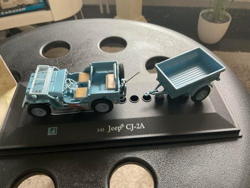 Jeep CJ2A 1:43 - Nieuw in Vitrine, Hobby en Vrije tijd, Modelauto's | 1:43, Nieuw, Auto, Overige merken, Ophalen