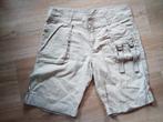 Beige korte broek mt 38, Beige, Maat 38/40 (M), Kort, Ophalen of Verzenden