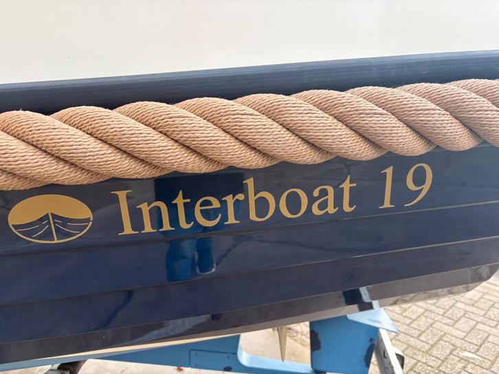 Interboat 19, Watersport en Boten, Sloepen, Gebruikt, 10 tot 30 pk, 6 meter of meer, Binnenboordmotor, Diesel, Polyester, Ophalen