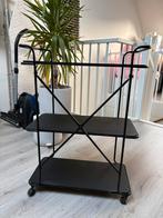 Stijlvolle trolley / bijzettafel, Ophalen of Verzenden, Zo goed als nieuw