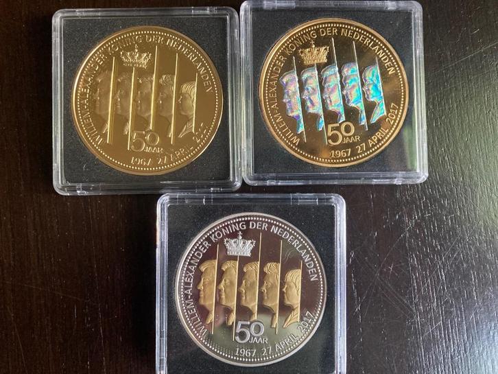 Herdenkingsmunten Koning Willem-Alexander, Postzegels en Munten, Munten en Bankbiljetten | Verzamelingen, Munten, Nederland, Verzenden