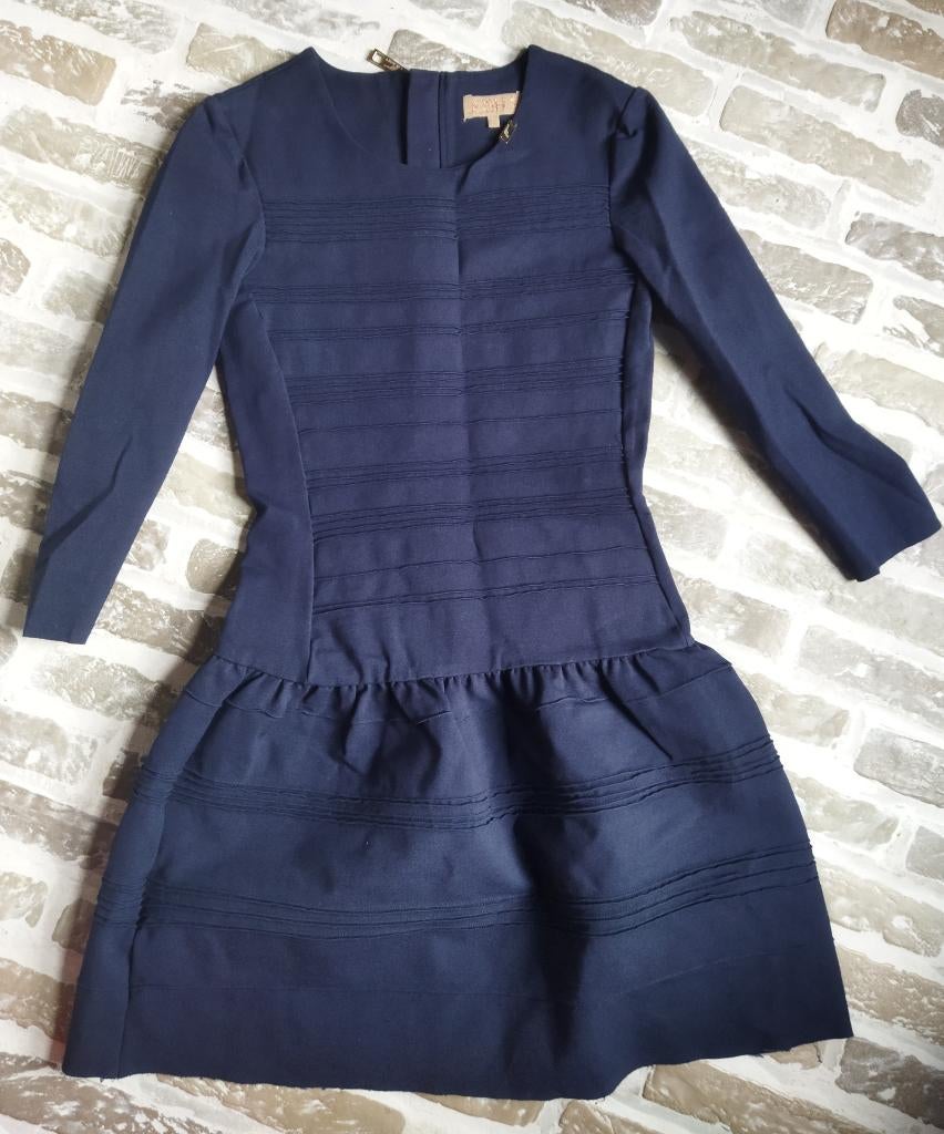 Blauwe Jurk Stretch Josh V Maat S, Blauw, Ophalen of Verzenden, Zo goed als nieuw, Maat 36 (S)