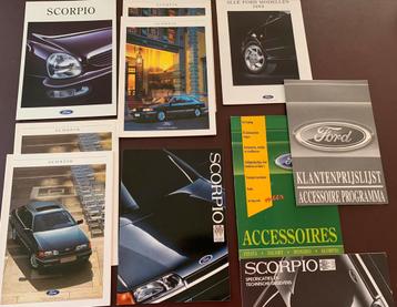 Set Ford Scorpio folders / brochures beschikbaar voor biedingen