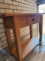 Eiken Sidetable/TV-kastje, Gebruikt, 50 tot 100 cm, Eikenhout, Ophalen of Verzenden