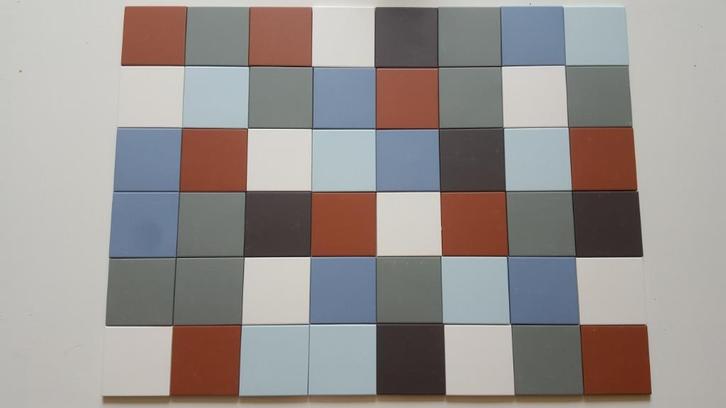 Grote voorraad 10x10 Ce.si moderne kleuren, hoge kwaliteit!, Doe-het-zelf en Verbouw, Tegels, Nieuw, Vloertegels, Keramiek, Minder dan 20 cm