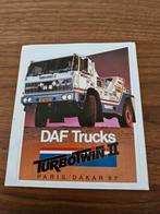 804 DAF Trucks TurboTwin II Paris Dakar '87 Sticker, Ophalen of Verzenden, Zo goed als nieuw, Auto's