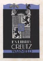 1879 Ex Libris Nederland : Jeanne Bieruma Oosting, 1947, Antiek en Kunst, Kunst | Etsen en Gravures, Verzenden