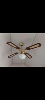 Plafondventilatoren met verlichting (2), Ophalen, Zo goed als nieuw, Glas, Klassiek