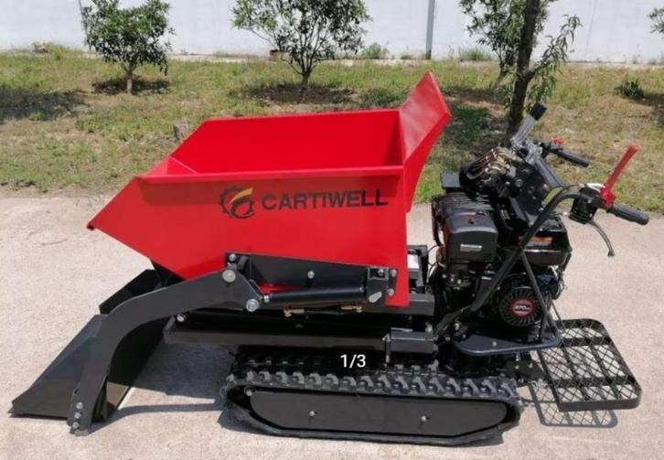 rupsdumper met eigen laadbak, Doe-het-zelf en Verbouw, Gereedschap | Overige machines, Nieuw, Ophalen