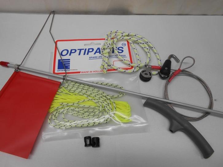 Tuigageset, Rigging set, Optiparts Blackgold voor Optimist, Watersport en Boten, Accessoires en Onderhoud, Zo goed als nieuw, Overige typen