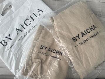 NIEUW IN VERPAKKING: Linnen khimar en abaya set BY AICHA! beschikbaar voor biedingen