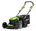 Greenworks 40V Accu Grasmaaier 46cm - Nieuwstaat!, Tuin en Terras, Grasmaaiers, Ophalen, Cirkelmaaier, Opvangzak, Accu-grasmaaier
