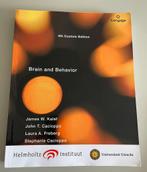 Brain and Behaviour, Universiteit Utrecht, Ophalen of Verzenden, Zo goed als nieuw, WO
