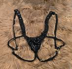 Wetlook borat jockstrap, Verzenden, Zwart