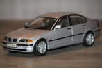 BMW 328i, Welly, zilver, 1 op 18, Hobby en Vrije tijd, Modelauto's | 1:18, Welly, Ophalen of Verzenden, Zo goed als nieuw, Auto