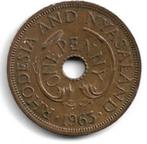 Rhodesie & Nyasaland Penny 1961, Postzegels en Munten, Munten | Afrika, Verzenden, Overige landen