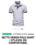 Stijlvolle Polo Shirt voor Heren - nieuw, Ophalen, Maat 52/54 (L), Nieuw, Grijs
