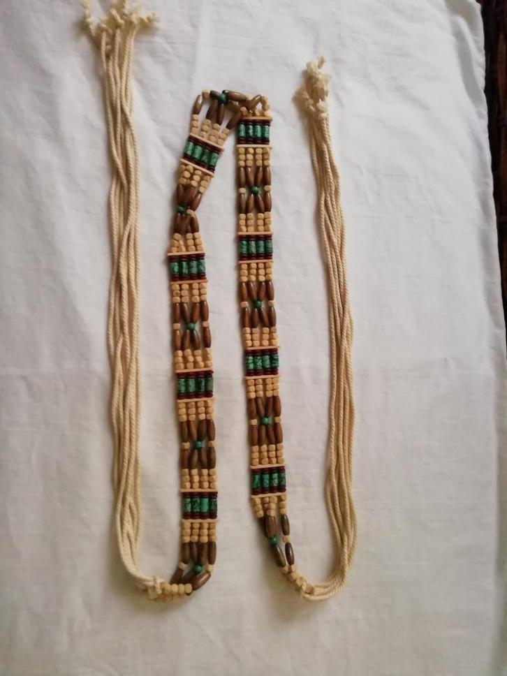 4 hippie style ceinturen., Kleding | Dames, Riemen en Ceinturen, Gedragen, Tailleriem, 100 cm of meer, Overige kleuren, Ophalen of Verzenden