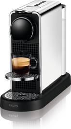 Krups Nespresso Citiz Platinum XN610D, Ophalen, Zo goed als nieuw, Espresso apparaat, Koffiepads en cups