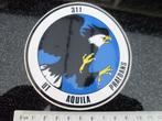 sticker squadron 311 ut aquila praedans logo embleem arend, Verzamelen, Verzenden, Zo goed als nieuw, Bedrijf of Vereniging