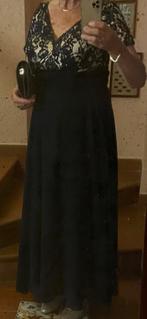 Avondjurk feestjurk diep donkerblauw maat 44, Galajurk, Blauw, Maat 42/44 (L), Ophalen of Verzenden