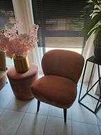 WOOOD Sara Fauteuil en poef OUD ROZE ZGAN, Huis en Inrichting, Fauteuils, Ophalen, Zo goed als nieuw