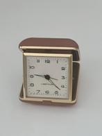 Vintage wekker reisklok reiswekker klokje klok Westclox, Witgoed en Apparatuur, Wekkers, Ophalen of Verzenden, Gebruikt, Analoog