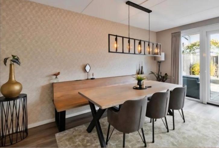 Te koop complete eethoek / eetset, Huis en Inrichting, Complete eetkamers, Zo goed als nieuw, Ophalen