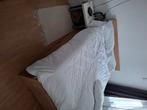 Houten bed 140x200, Ophalen, Bruin, Tweepersoons, 140 cm