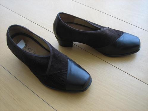 Comfortschoen in bruin leer PERON type JENNY 36-37 snazzeys, Kleding | Dames, Schoenen, Nieuw, Instappers, Bruin, Verzenden