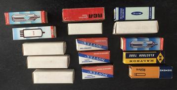 15 stuks 'Vintage' tubes/valves/buisjes -getest, zie tekst ! beschikbaar voor biedingen