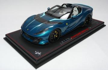 Ferrari 812 Comp. Aperta Blue Capri 1:18 P18209R van BBR beschikbaar voor biedingen