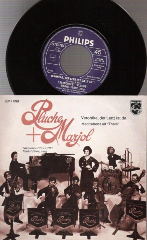 Groningen Salonorkest Pluche -  en Marjol Flore (1980) vinyl, Boeken, Kunst en Cultuur | Dans en Theater, Gelezen, Cabaret, Ophalen