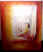 Berend Pasman Modern Naakt Olieverf op Canvas Schilderij, Ophalen of Verzenden