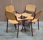 68 x Eromes Vintage schoolstoelen houten cafe stoelen retro, Ophalen of Verzenden, Zo goed als nieuw, Rood, Vijf, Zes of meer stoelen
