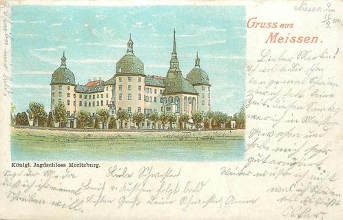 (701-276-029) Meissen Litho, Verzamelen, Ansichtkaarten | Buitenland, Duitsland, Verzenden