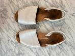 Menorquina Sandalen - Maat 40 - Echt Leer, Kleding | Dames, Schoenen, Wit, Gedragen, Sandalen of Muiltjes, Ophalen of Verzenden