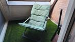Intratuin relaxstoel Franc groen, Tuin en Terras, Tuinstoelen, Ophalen, Zo goed als nieuw, Kunststof, Inklapbaar