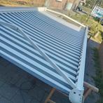 Mooi elektr zonnescherm 5x2,5m SOMFY afstandsbediening, Tuin en Terras, Zonneschermen, Ophalen, Gebruikt, 450 cm of meer, Elektrisch