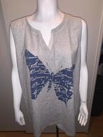Pyjama top met vlinder Ulla Popken maat 46/48, Ulla Popken, Zo goed als nieuw, Grijs, Shirt of Top