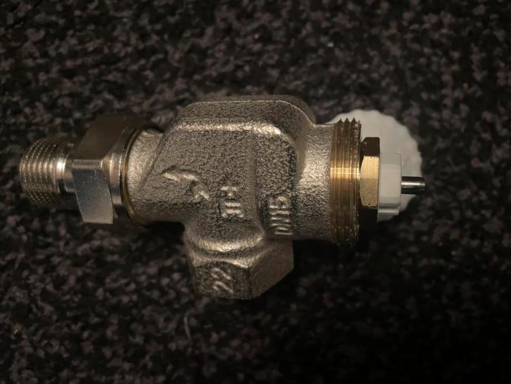 Heimeier V-exact II thermostaatkraan 1/2, Doe-het-zelf en Verbouw, Verwarming en Radiatoren, Nieuw, Thermostaat, Minder dan 30 cm