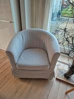 Gratis Ikea Stoeltje - Zandkleurige Hoes, Huis en Inrichting, Fauteuils, Ophalen, Stof, Minder dan 50 cm, Gebruikt